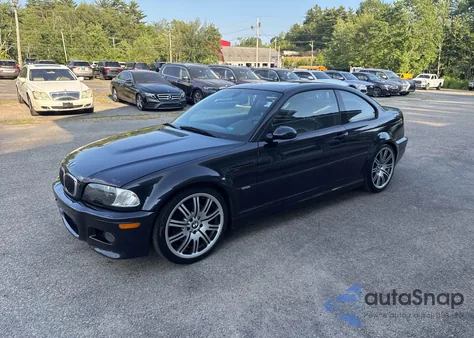 2002 BMW M3 из США, поврежденный, VIN WBSBL93442JR16950